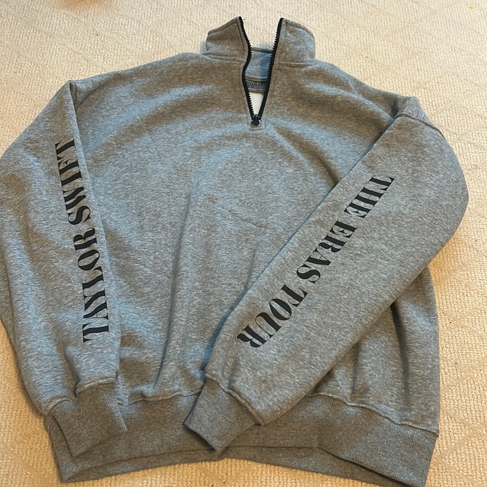 Taylor swift ears tour quarter zip sweatshirt